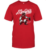 500 Level Yadier Molina T Shirt Yadier Molina Score
