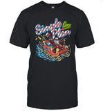 Limited Simple Plan Santa Claus Sleigh T-Shirt