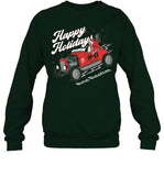 Happy Holidays 2023 Social Distortion Skelly Saltbox Sleigh T-Shirt