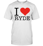 Limited Jordan Lane I Love Ryde Shirt