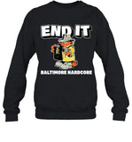 GARFIELD END IT BALTIMORE HARDCORE T SHIRT