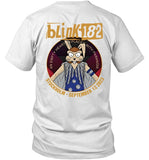 Event T-Shirt Blink-182 show at Avicii Arena in Stockholm, Sweden September 13, 2023