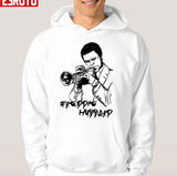 Black Outline Art Jazz Freddie Hubbard Unisex Hoodie