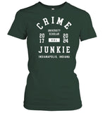Crime University Scholar Junkie Indianapolis Sweatshirt