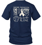 Happiness Project Sucide Prevention T Shirt