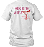 Limited Strawberry Milk Mob One Shot Of Vodka New T-Shirt