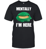 Cringey Tees Turtle Sandbox Mentally I'm Here Tee