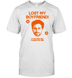 Embercases Sebastian Stan Lost My Boyfriend If You Find Him Please Call Me Shirt