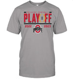 Gray Ohio State Buckeyes 2022 College Football Playoff First Down Entry T-Shirt