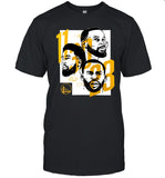 Golden State Warriors 11-30-23 Klay Thompson, Stephen Curry, & Draymond Green T-Shirt_1