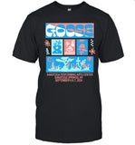 Goose September 6-7 2024 Saratoga Performing Arts Center Saratoga Springs, NY T-Shirt