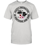 Easily Distracted By Pontoons And Wine shirt_1