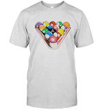 Djo Time To Decide Billiard Balls T Shirt New