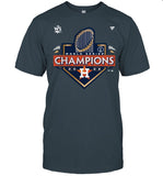 Houston Astros Heather Charcoal 2022 World Series Champions Locker Room T-Shirt