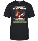 Eagle 2 Percent Of Americans Have Worn A Military Uniform Keeping Our Country Free For 100 Of Americans shirt