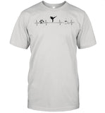 Heartbeat Dog Karate And Coffee shirt