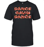 Dance Gavin Dance Strawberry Pattern Black T-Shirt