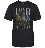 Limited Lainey Wilson Black Overlay Photo T-Shirt
