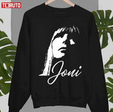 Black N White Art Of Young Joni Mitchell Unisex T-Shirt