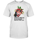 How It Feels Average Monthly Rent T Shirt