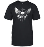 KillSMartyr Skulls And Wings T-Shirt