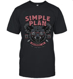 Fortitude Music Hall Brisbane, AU April 14-15, 2024 Simple Plan Festival Music T-Shirt