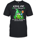 Kiss Me I'm A Brewer Or Irish Or Drunk Or Whatever Drawf Beer Lucky Grass shirt