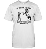 Gotfunny My Hosres Are Held But My Words Are Mispelled