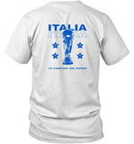 Italia Campioni Del Mondo Shirt, Italia Champions 4x T-Shirt
