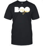Dawn Staley Wearing Boo Shirt