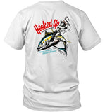 Hooked Up Fishes, Angels And Booze Always Searchin Never Sleepin T Shirt