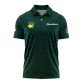 Golf Sport Masters Tournament Taylor Made Polo Shirt Sports Dinamond Shape Dark Green Polo Shirt For