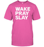 Harry Daniels Wearing Wake Pray Slay Shirt