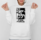 Black Manga Art Shinra Kusakabe Fire Force Unisex Sweatshirt