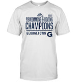 Georgetown Hoyas 2023 Big East Men's Swimming & Diving Champions T-Shirt