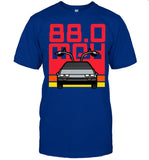 Limited Back To The Future The Musical Blue 88MPH Shirts