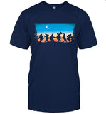Grateful Dead Moon Dance on Blue T-Shirt