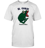 Dios Bunny Wearing El Coqui Puerto Rico Shirt