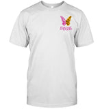 Limited Fy Babebie Butterfly Petals White 2024 T Shirt