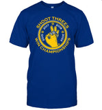 Curry And Klay Shoot Threes & Win Championships Tee