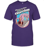 Limited The Exorcist Excellent Day For An Exorcism Purple T-Shirt