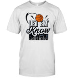 Let 'em know Cleveland basketball shirt