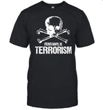 Fentanyl Is Terrorism Skull And Bones - We Fight Monsters Shirt