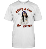 Limited Kim Dracula Enjoy A Cup Of Coffee T Shirt