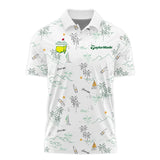 Island Seamless Pattern Golf Masters Tournament Taylor Made Polo Shirt Style Classic Polo Shirt For Men