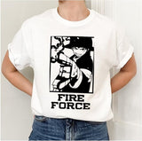 Black Manga Art Shinra Kusakabe Fire Force Unisex Sweatshirt