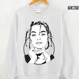 Black N White Björk Actress Musician Guðmundsdóttir Retro Wave Unisex T-Shirt