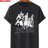 Black N White Lupin Anime Art Unisex T-Shirt