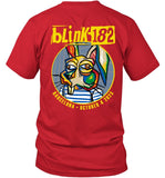 Concert Blink-182 Tour Europe Palau Sant Jordi Barcelona, Spain Oct 4th, 2023 Limited T-Shirts