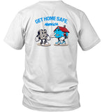 Hollyhoodbaybay Get Home Safe America Shirt
